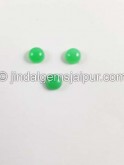 Chrysoprase Smooth Round Cabochon